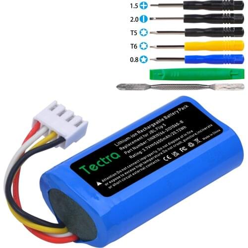 3.7V 5600mAh SUN-INTE-152 Replacement Rechargeable Battery for JBL Flip 5 Flip5 JBLFLIP5 Speaker + Free Tools