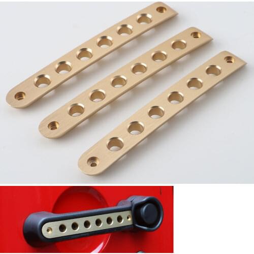 3pcs/set Aluminium Door Handle Tailgate Insert Cover Trim Bar Moulding Frame Decoration Kit For Wrangler 2 Door Car Covers