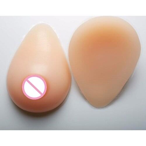 500g/pair A Cup Beige realistic silicone breast forms mastectomy Bra Boobs tits fake nipples prosthesis crossdresser Shemale