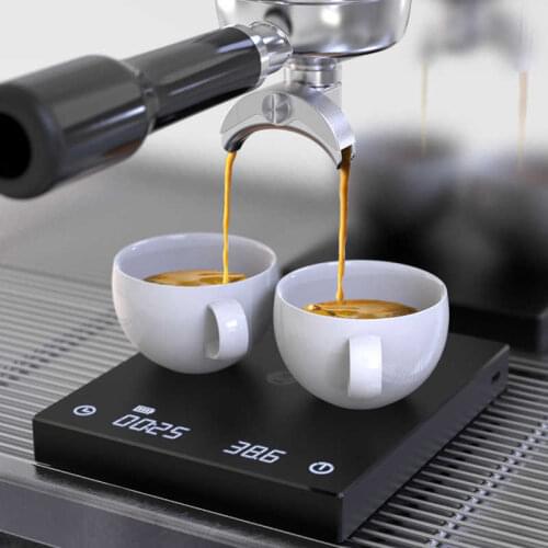 Black Mirror electronic scale pour over espresso coffee scale smart scale automatic Timing Kitchen scales 2kg