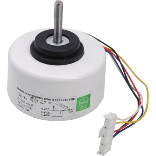 YDKS-18-4 air conditioner motor 18W 0.2A 4P RESIN-PACKING motor for Midea/Gree air conditioner inner machine