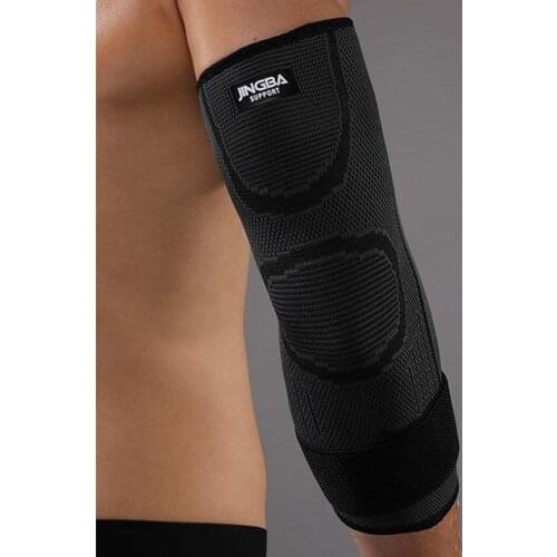 1 pc two-color elbow pads sports fitness basketball weightlifting compression elbow pads running and cycling protective gear