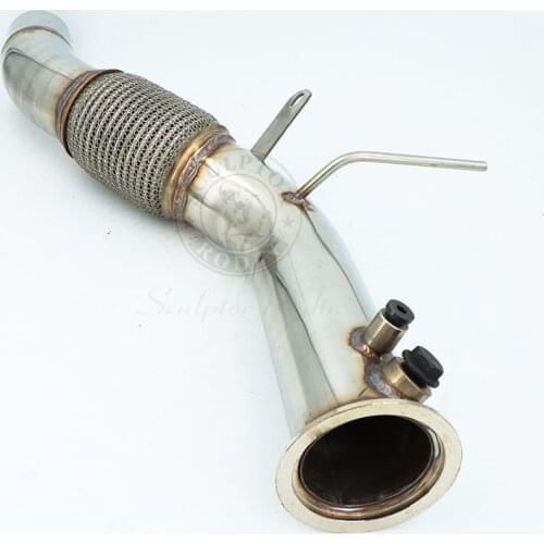 SS Turbo Exhaust Downpipe V-Band fit 2005-2008 Bm*w 5 Series E60 E61 520d M7N2