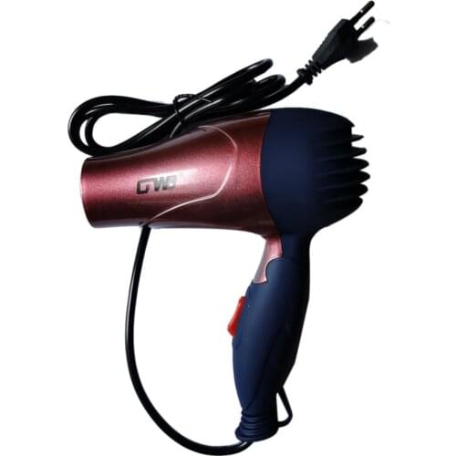 Mini Portable Foldable Handle Compact 1500W Hair Dryer Blow Dryer Hot Wind Low Noise Long Life for Outdoor Travel
