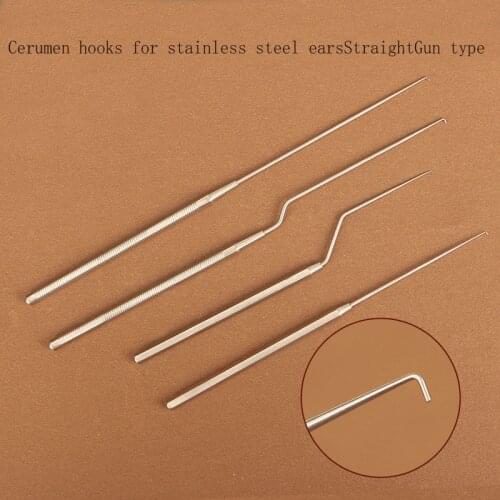 Ear cerumen hook Imported stainless steel ENT instruments and tools