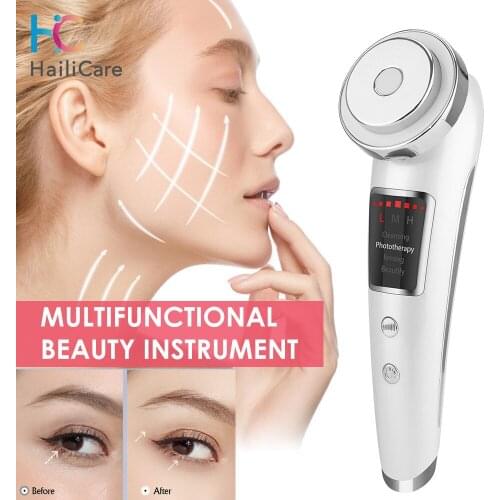 Face Massager LED Photon Skin Rejuvenation Beauty Devices Deep Cleansing Facial Lift Eyes Care Wrinkle Remove Cosmetic Apparatus
