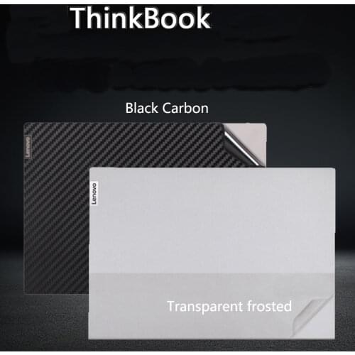 Carbon fiber Vinyl Laptop Sticker Skin Decal Cover Protector for Lenovo ThinkBook15 G2 ITL 15.6"