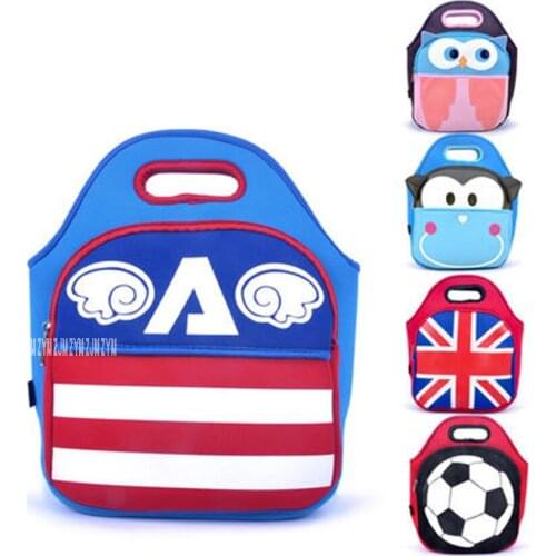 New high quality thermal foldable portable insulated lunch bag fruit cool fresh bag ice pack picnic box cooler handbags Cartoon