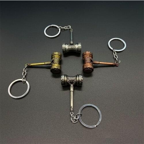 Anime Clear Sky Hammer Original Keychain for Car Keys Bag Key Ring Jewelry Accessories Schoolbag Pendant Gifts for Anime Lovers