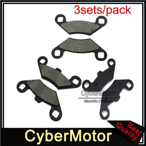 Front & Rear Brake Pads For Polaris 500 Sportsman EFI HO 2009 2010 2011 2012 ATV Quad 4 Wheeler