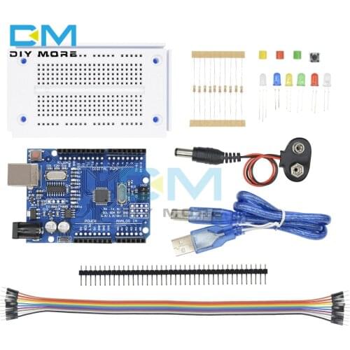 1 Set Complete Accessories Starter Kit 35 Products for Arduino Uno R3 Electronic DIY Kit