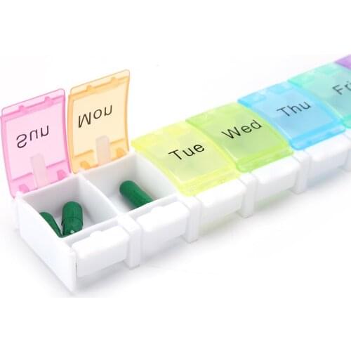 Portable Mini Pill Case Medicine Box Travel Square Pill Box Small Object Holder Storage Container Drug Tablet Case
