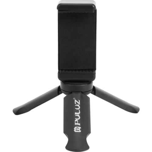 PULUZ Mini Portable Folding Plastic Stand Tripod Tripode&Universal Phone Clamp Bracket Smartphones Holder Clip for xiaomi,huawei