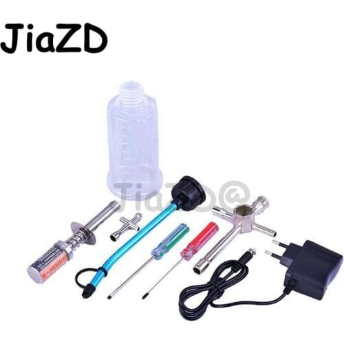 1 set Nitro Gas RC Car Starter Kit Glow Plug Ignitor & Charger (US) Fuel Bottle Hex Cross Wrench Screw Drivers Tools Set