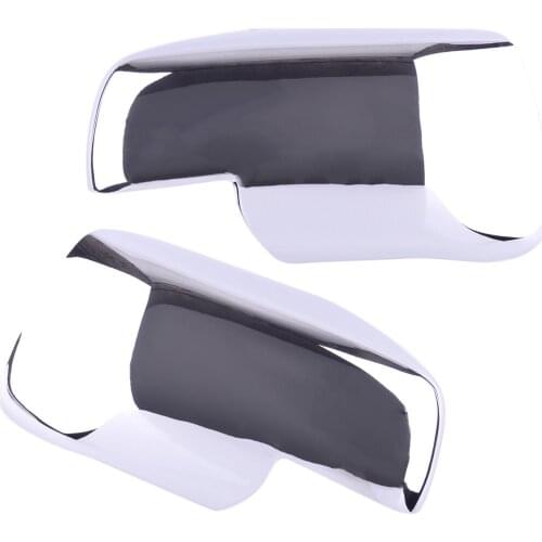 1 Pair ABS Car Side Mirror Cover Cap Fit For Land Rover Discovery Freelander 2 Range Rover Sport 2006 2007 2008