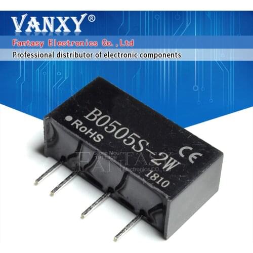 2pcs B0505S-2W DIP-4 DC-DC B0505S 2W SIP-4 B0505S-2WR2