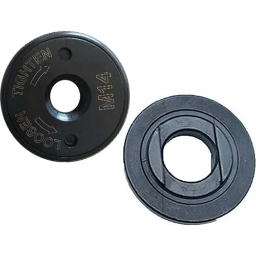 2Pcs M14 Thread Inner Outer Flange Nut Set Quick Release Nut Power Replacement for Makita Angle Grinder