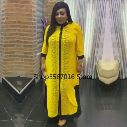 2021 African Dresses For Women Muslim Long Dress High Quality Length Fashion African Dress For Lady Africa Clothing Maxi Dresses