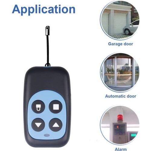 4 Channels 433.92MHZ Copy Remote Controller Universal Duplicator For Home Electric Garage Door Gate Remote Clone 433 MHz Key Fob