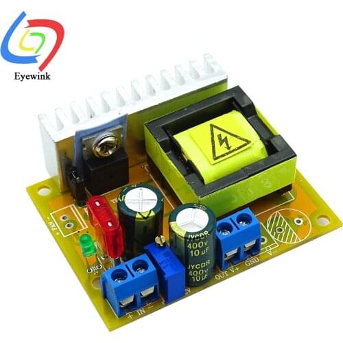 40W DC-DC Non-isolated Step Up Boost Board High Voltage Converter ZVS Module Over Current Voltage Protection 8~32V to 45~390V