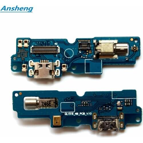 Ansheng High Quality USB Charger Dock Charging Board Port Flex Cable For Asus Zenfone 4 max Pro Cellphone