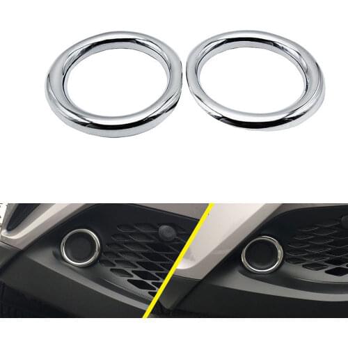 For Toyota CHR C-HR 2016-2018 Car Front Fog Light Cover Trim Decor Lamp Frame Ring Moldings Auto Car Styling Garnish Accessories