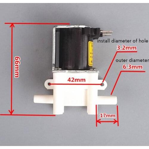 Solenoid Valve DC 24V Mini Electric Water Valve Normal Close Type Vent /Drain Valve Water Valve Switch Flower Watering Control