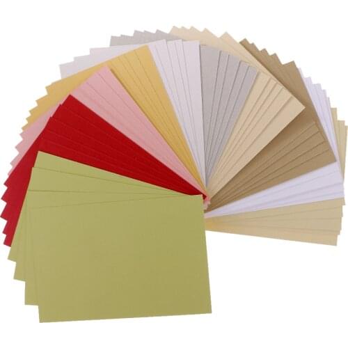 50 Sheets/Pack Scrapbooking Pearlescent Paper Cardstock DIY Handmade Card for Crafts
