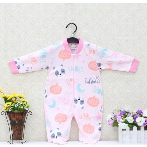 Baby Boys and Girls Rompers for summer and autumn Soft fabric with print Pure Cotton Clothes Long Sleeve Clothing