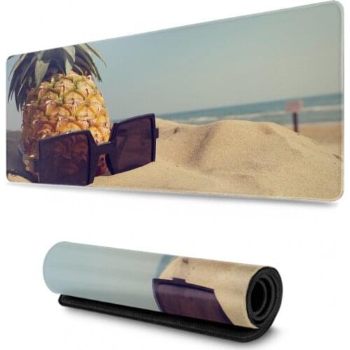 Pineapple Beach Sunshine Mouse Pad Gaming Mouse Pad Pad Keyboard Table Mat Table Blanket Mouse Pad Computer Notebook Pad