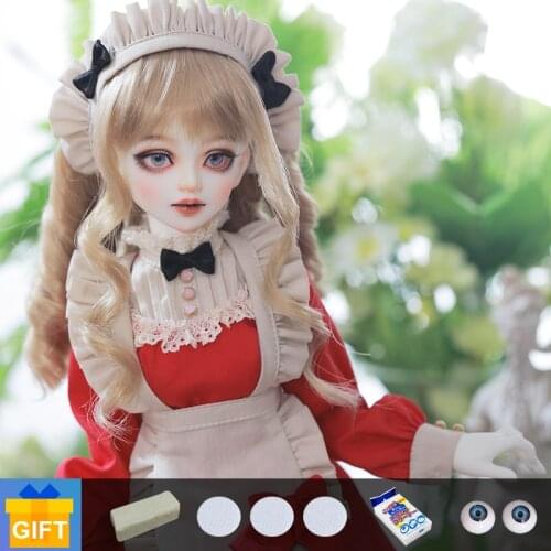 Shuga Fairy 1/4 BJD Doll Cetta Resin Dolls Full Set Ball Jointed Doll Toys for Kids Girls Surprise Gift for Children