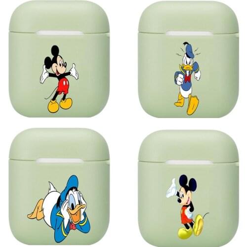 Disnye Soft Silicone Cases For Apple Airpods 1/2 Protective Case Bluetooth Wireless Earphone Cover For Apple Air Pods