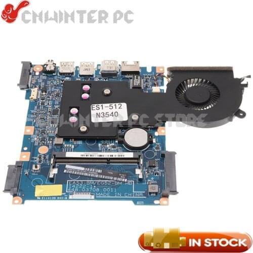 NOKOTION 448.03707.0011 Mainboard For Acer aspire ES1-512 Laptop motherboard NBMRW11001 NB.MRW11.001 SR1YW N3540 CPU