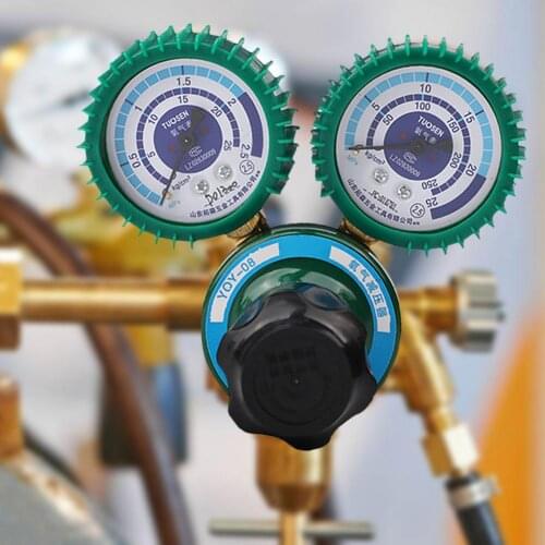 Shockproof Oxygen Pressure Reducing Valve Easy Operation Gas Gauge Pressure Regulatorsautomatically Release Air &reduce Pressure