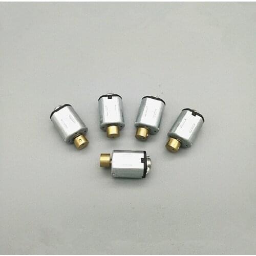 RIWEI 10 pcs N20 miniature DC vibration motor, with copper eccentric back cover 1.5V-3V motor