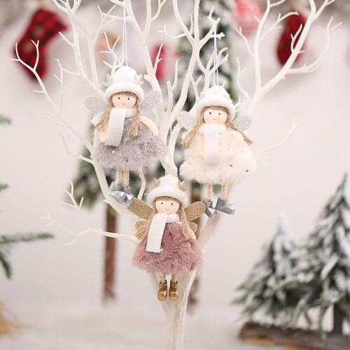 Noel Decoration 2021 Christmas Angel Pendants Christmas Tree Decorations New Year 2022 Xmas Gifts Christmas Ornaments