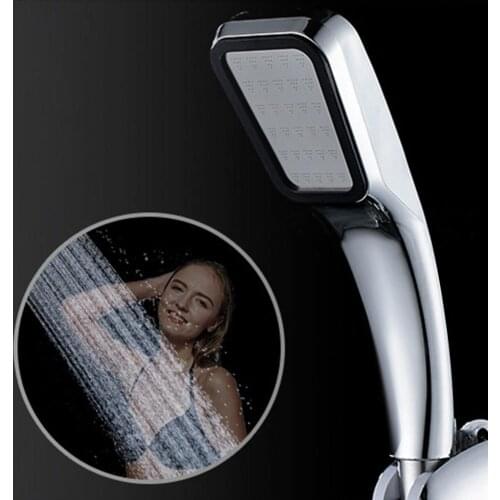 High Pressure Handheld 300 Holes Square Shower Head Water Saving Sprinkler Shower Bath Head Adjustable Bathroom Accessories