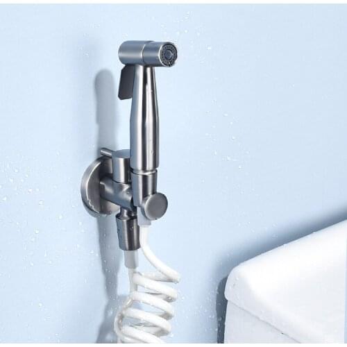Handheld Portable Diaper Bidet Toilet Sprayer Bathroom Toilet Bidet Shower Head Nozzle With Telephone Shower Hose