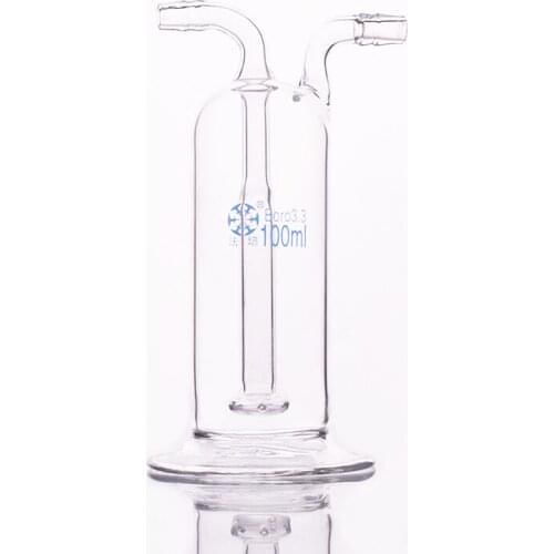 Steel gas washing bottle ,Capacity 100ml,Lab Glass Gas Washing Bottle steel,Shisha hookah