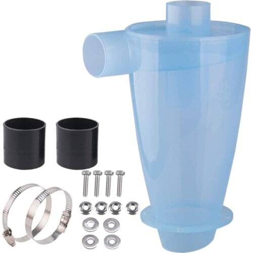 Top Deals Dust Cyclone Collector Transparent Compound Supercharger High Efficiency Dust Cyclone Vacuum Cleaner Filter Collector