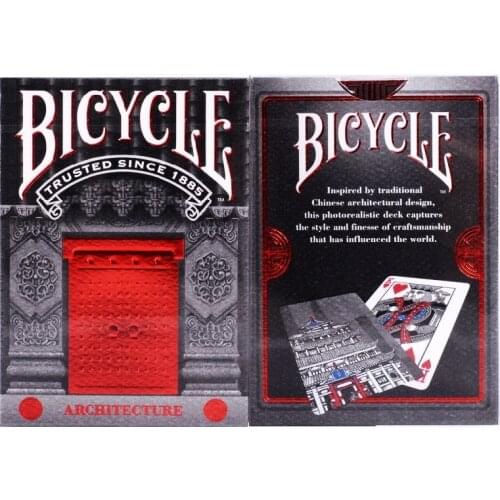 Bicycle Architecture Playing Cards Poker Size USPCC Collectable Deck Magic Card Games Magic Tricks Props for Magician