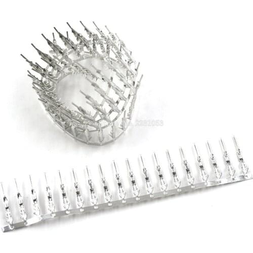 High Quality 100PCS/LOT 2.54mm Dupont Jumper Cable Housing Male Pin Connector Terminal