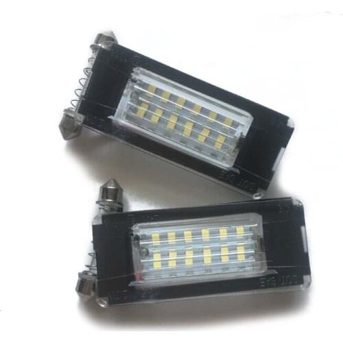 2pcs Car LED Number License Plate Lights for 2006-2014 2nd Gen Mini Cooper R56 R57 R58 R59