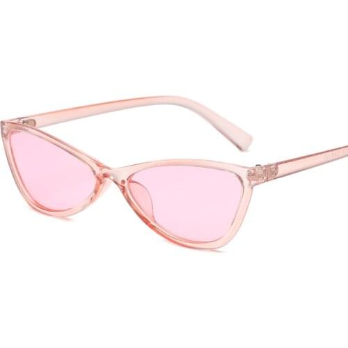2018 new fashion round sunglasses sunglasses women man retro colorful transparent small colorful Cat Eye Sun glasses for women