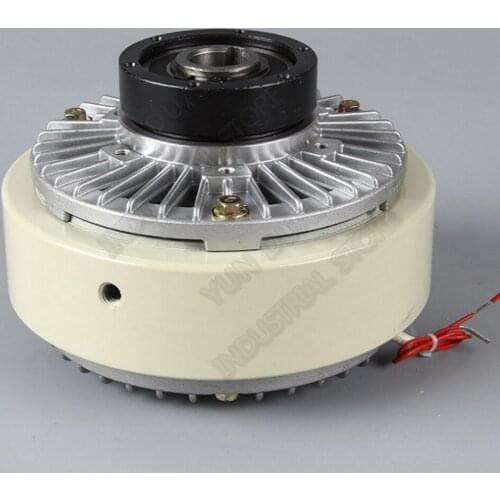 25Nm 2.5kg DC24V Hollow Shaft Magnetic Powder Clutch Winding Brake for Tension Control Bagging Printing Packaging Dyeing Machine