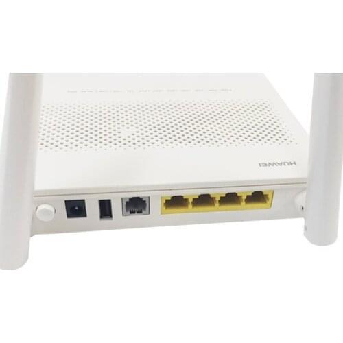 4PCS hua wei EG8145V5 Gpon ONU FTTH 4GE+1POTS+1USB+2.4G/5G+ wifi With English modem router bare metal+ adapter