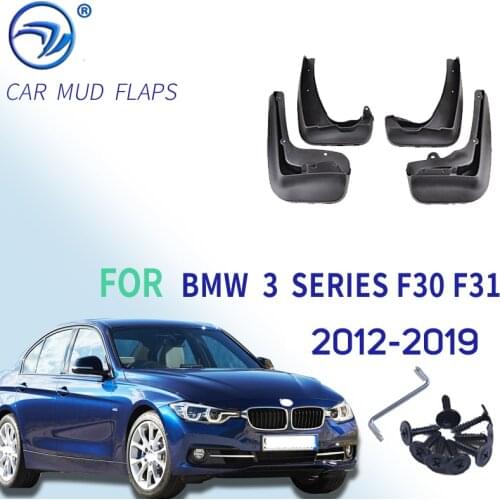 4Pcs/Set Car Splash Guards Mud Guards Mud Flaps Fit for BMW 3 Series F30 F31 2012-2016