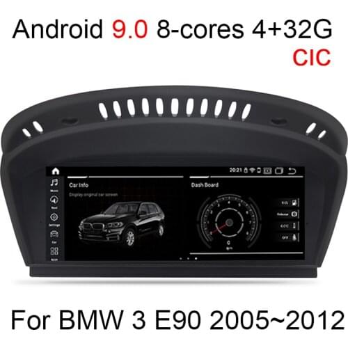 Android 9.0 8 cores 4G+32G Car multimedia Player Navigation GPS radio For BMW 3 E90 E91 E92 E93 Original CIC