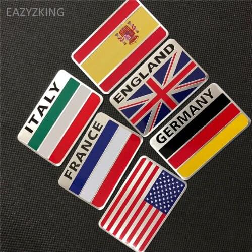 EAZYZKING Car-Styling National Flag Stickers for Subaru Forester Outback Legacy Impreza XV BRZ