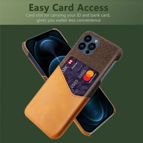 Card Slots Cover Funda For iPhone 13 Pro Coque Business Leather Phone Case For Apple iPhone 13pro 6.1" 5G 2021 Capa Shell